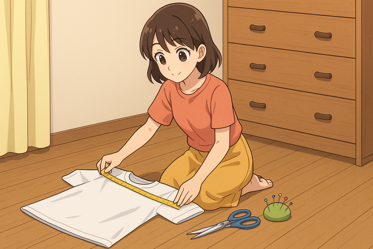 Tシャツから簡単リメイク！初心者でもできる世界にひとつのワンピースの作り方.夏ワンピース.レディース古着通販 YUVENIR.image