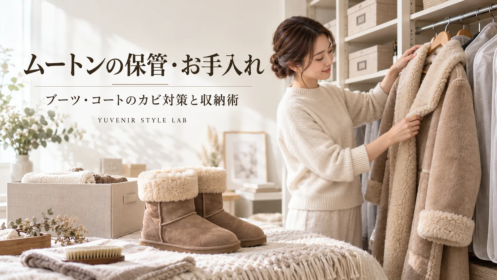 ムートンの保管・お手入れ|ブーツ・コートのカビ対策と収納術_YUVENIR STYLE LAB